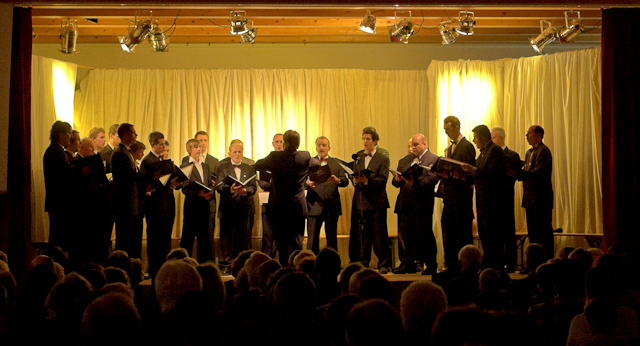 MGV Union beim Chorkrimi (Bild: Benjamin Steininger)